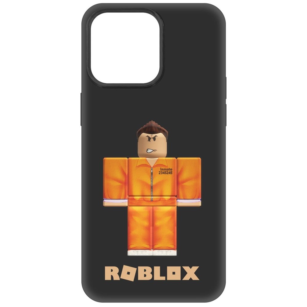 

Чехол-накладка Krutoff Soft Case Roblox-Заключенный для iPhone 15 Pro Max черный