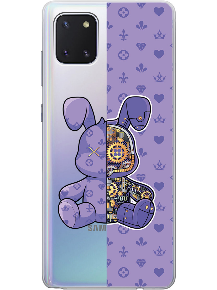 

Силиконовый чехол на Samsung Galaxy Note 10 Lite с принтом прозрачный 790460, Фиолетовый;прозрачный, 722694871