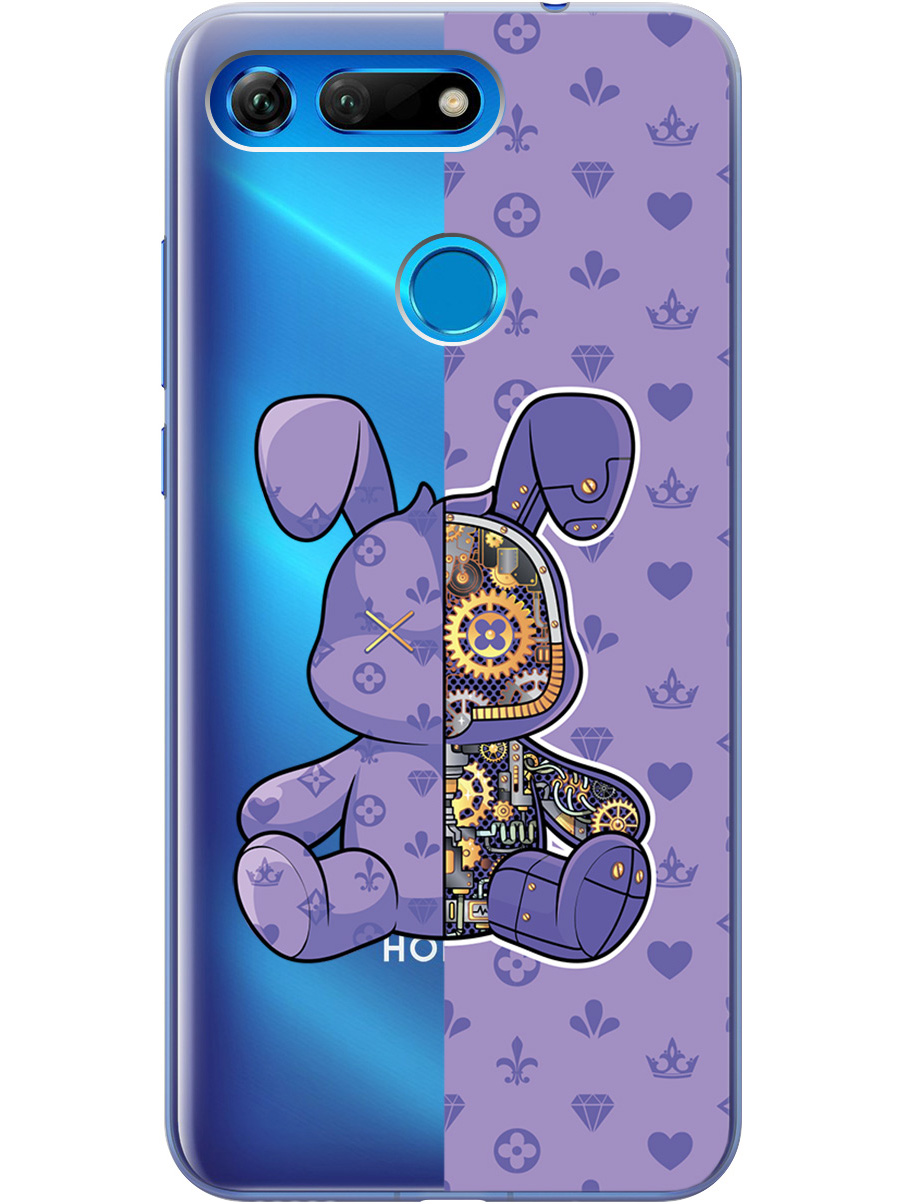 

Силиконовый чехол на Honor View 20 (V20) с принтом прозрачный 790462, Фиолетовый;прозрачный, 720257771