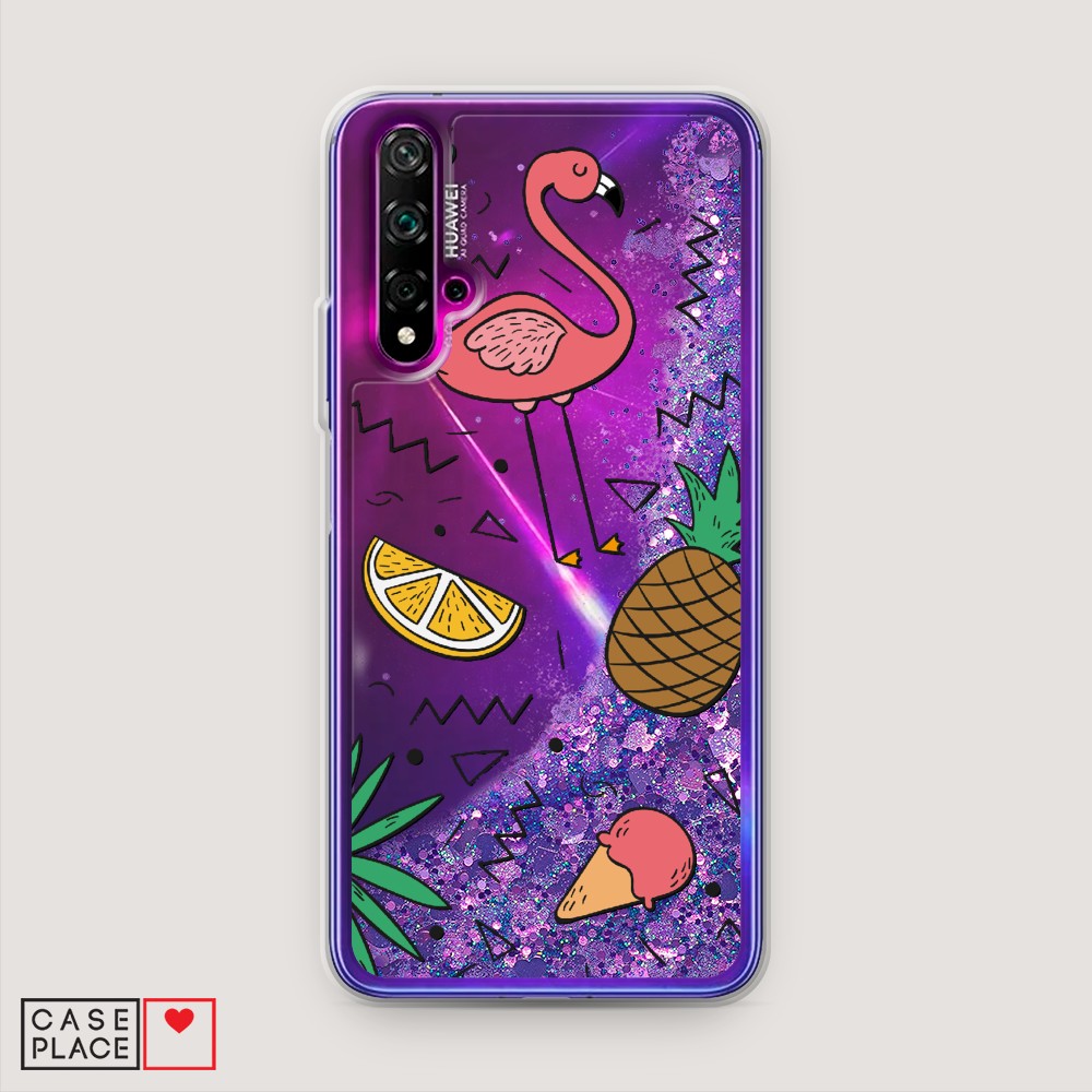 

Чехол Awog на Honor 20/Huawei Nova 5T "Гавайский фон", Разноцветный, 610592-1