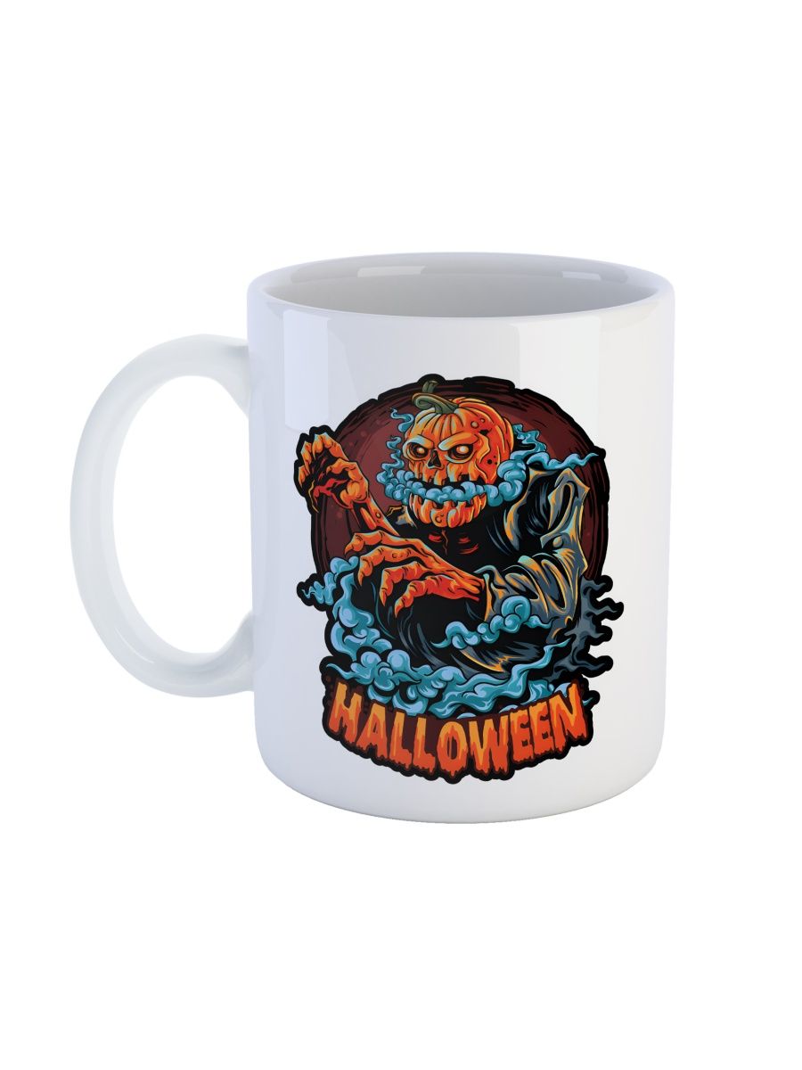 

Кружка СувенирShop "Хеллоуин halloween тыква зомби" 330 мл
