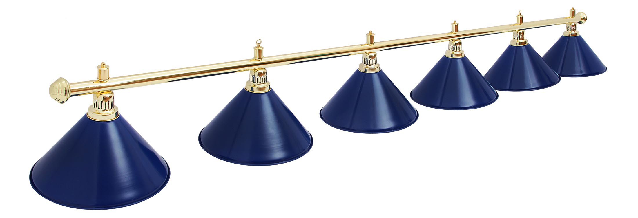 

FORTUNA BILLIARD EQUIPMENT Светильник Fortuna Prestige Golden Blue 6 плафонов