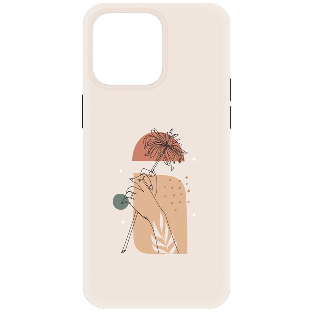 

Чехол-накладка Krutoff Soft Case Романтика для iPhone 15 Pro Max черный