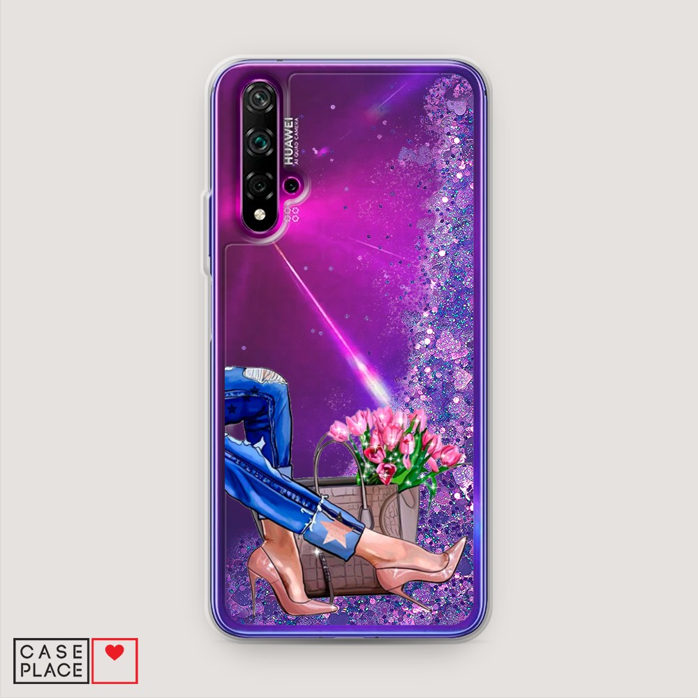 

Чехол Awog на Honor 20/Huawei Nova 5T "Каблучки", Разноцветный, 610592-1
