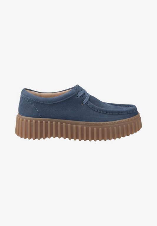 

Полуботинки женские Clarks CL611E03I синие 41.5 EU, Синий, CL611E03I