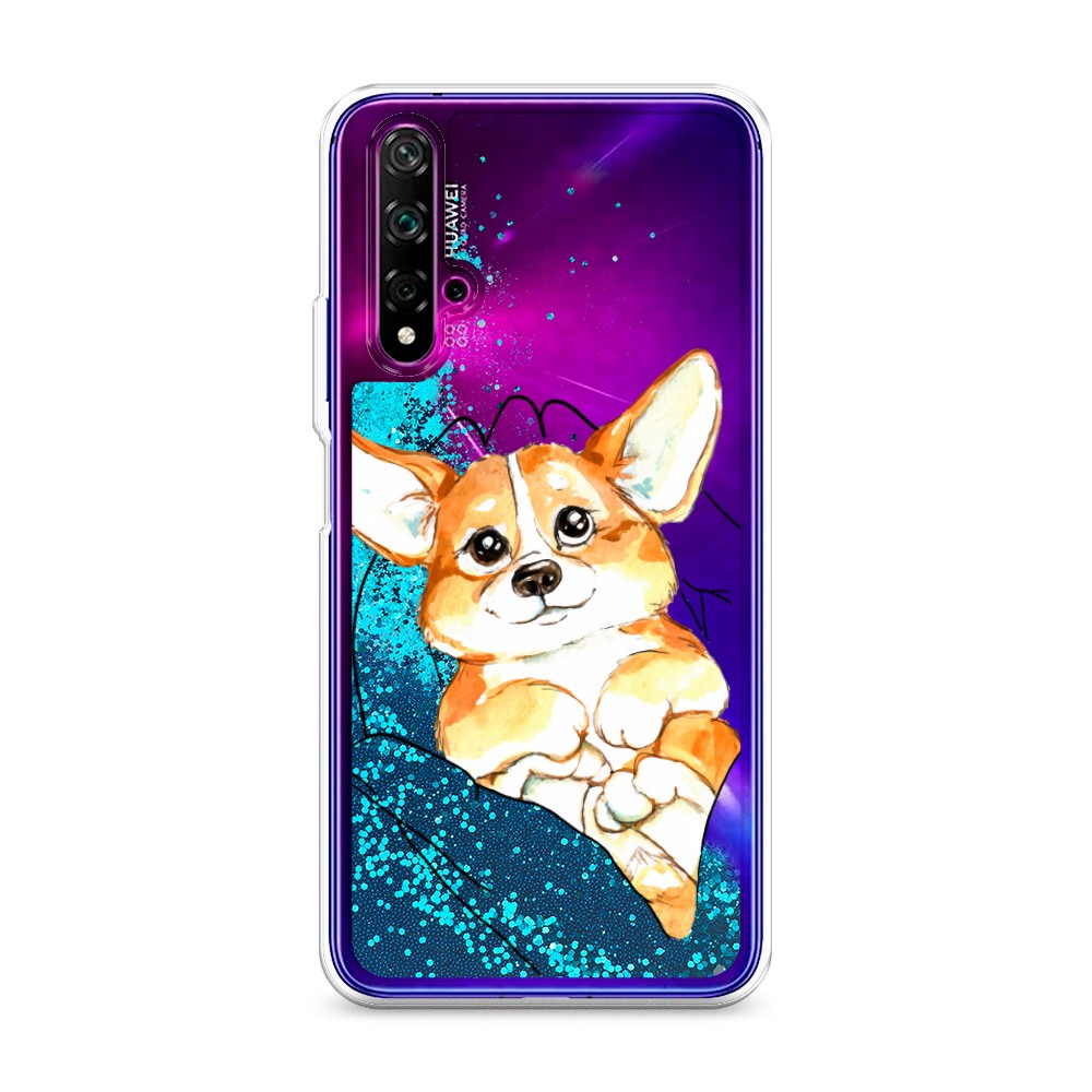 

Чехол Awog на Honor 20/Huawei Nova 5T "Корги в ладошках", Разноцветный, 610593-1