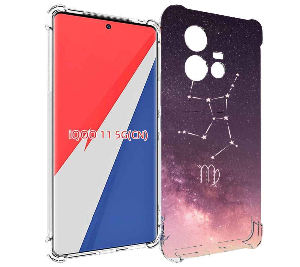 

Чехол MyPads знак зодиака дева 4 для Vivo iQOO 11, Прозрачный, Tocco