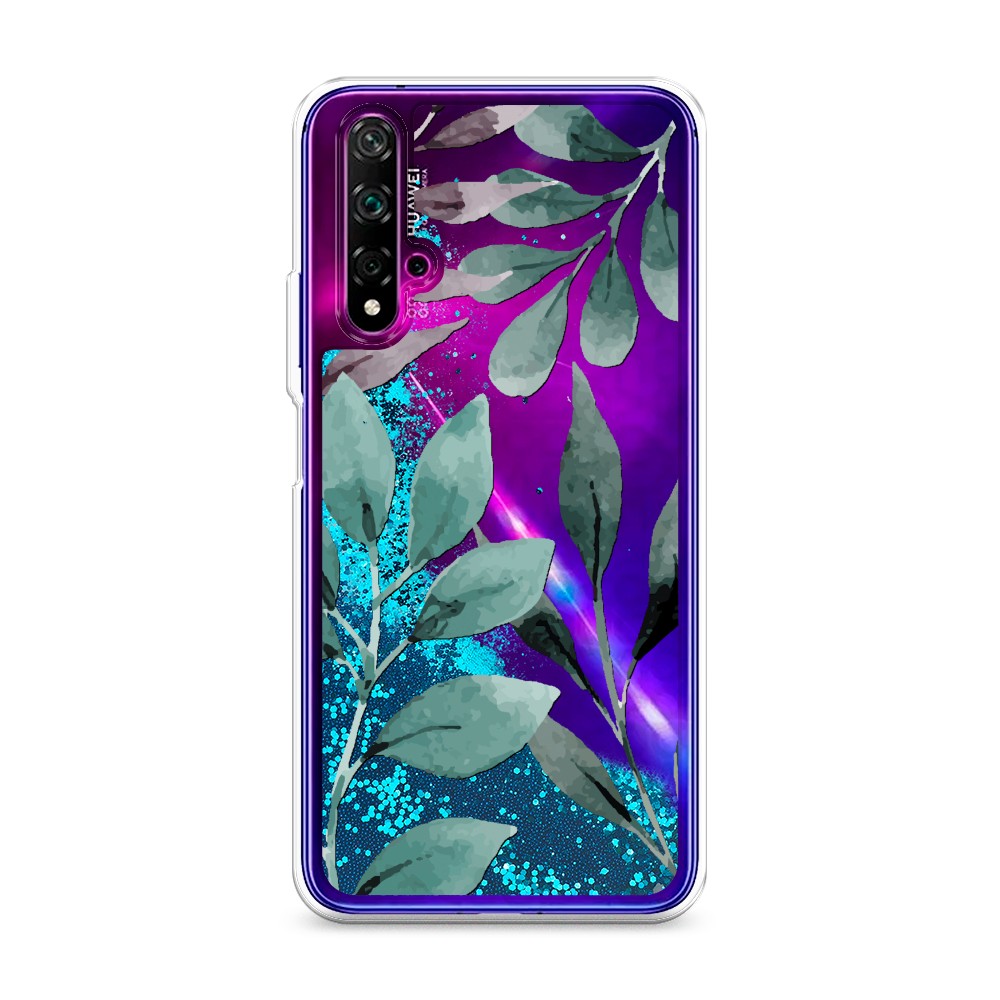 

Чехол Awog на Honor 20/Huawei Nova 5T "Листы цветов", Разноцветный, 610593-1