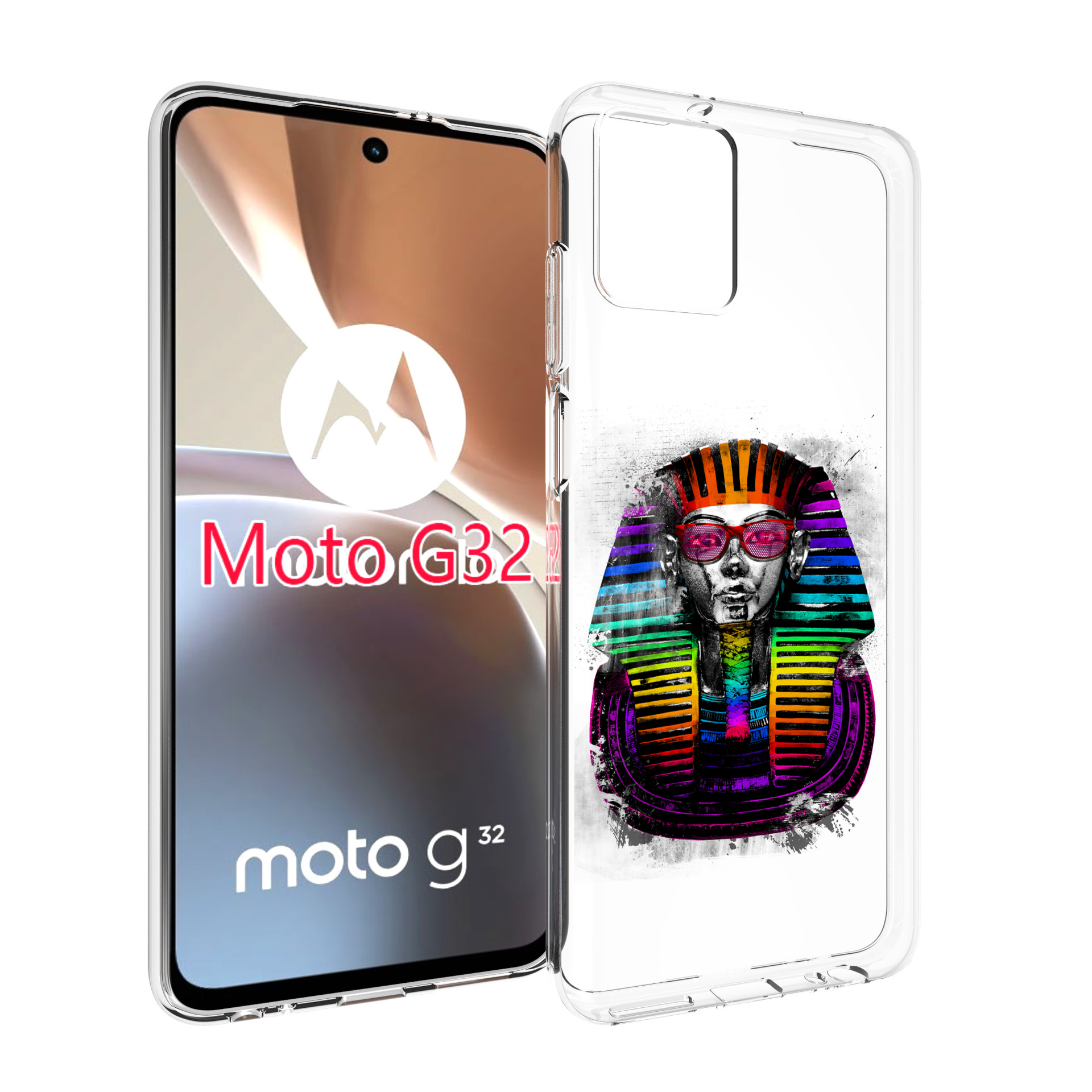 

Чехол MyPads модная богиня для Motorola Moto G32, Прозрачный, Tocco