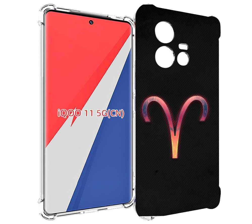 

Чехол MyPads знак зодиака овен 1 для Vivo iQOO 11, Прозрачный, Tocco