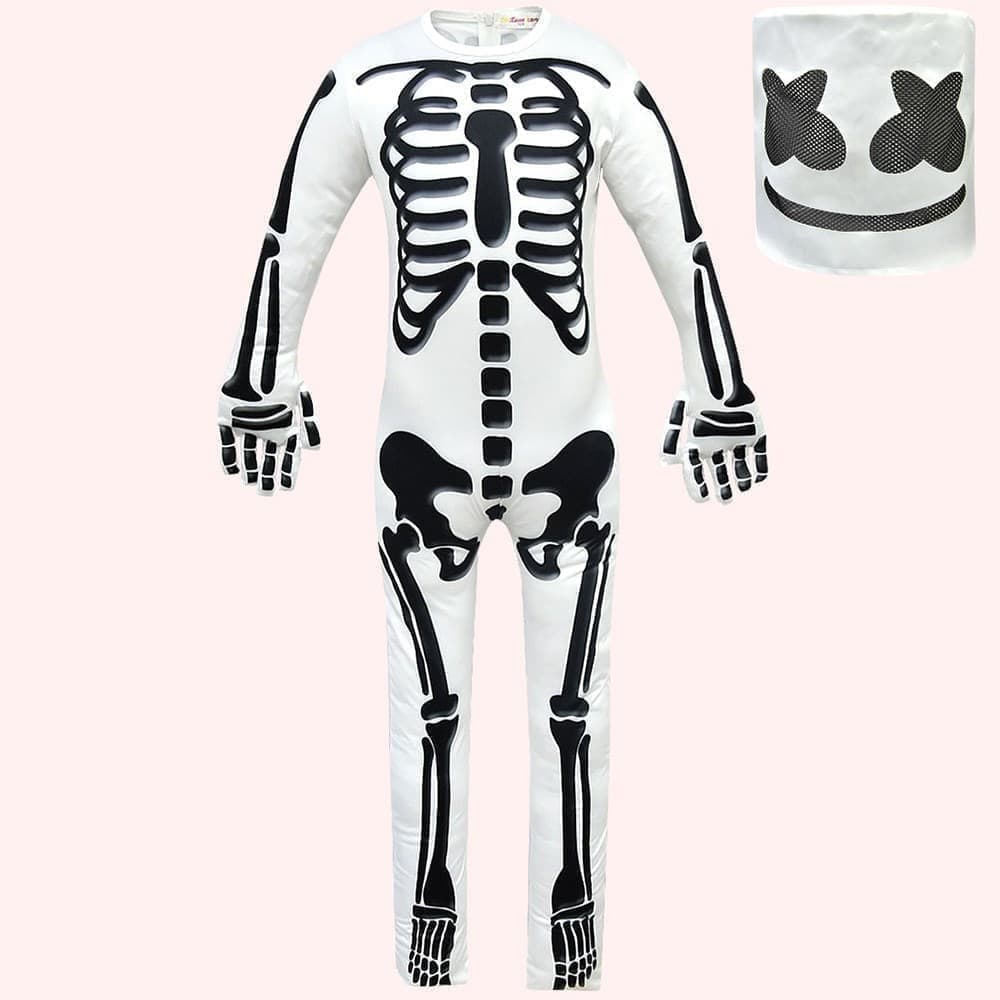 

Костюм с маской Маршмеллоу (Marshmello) Белый