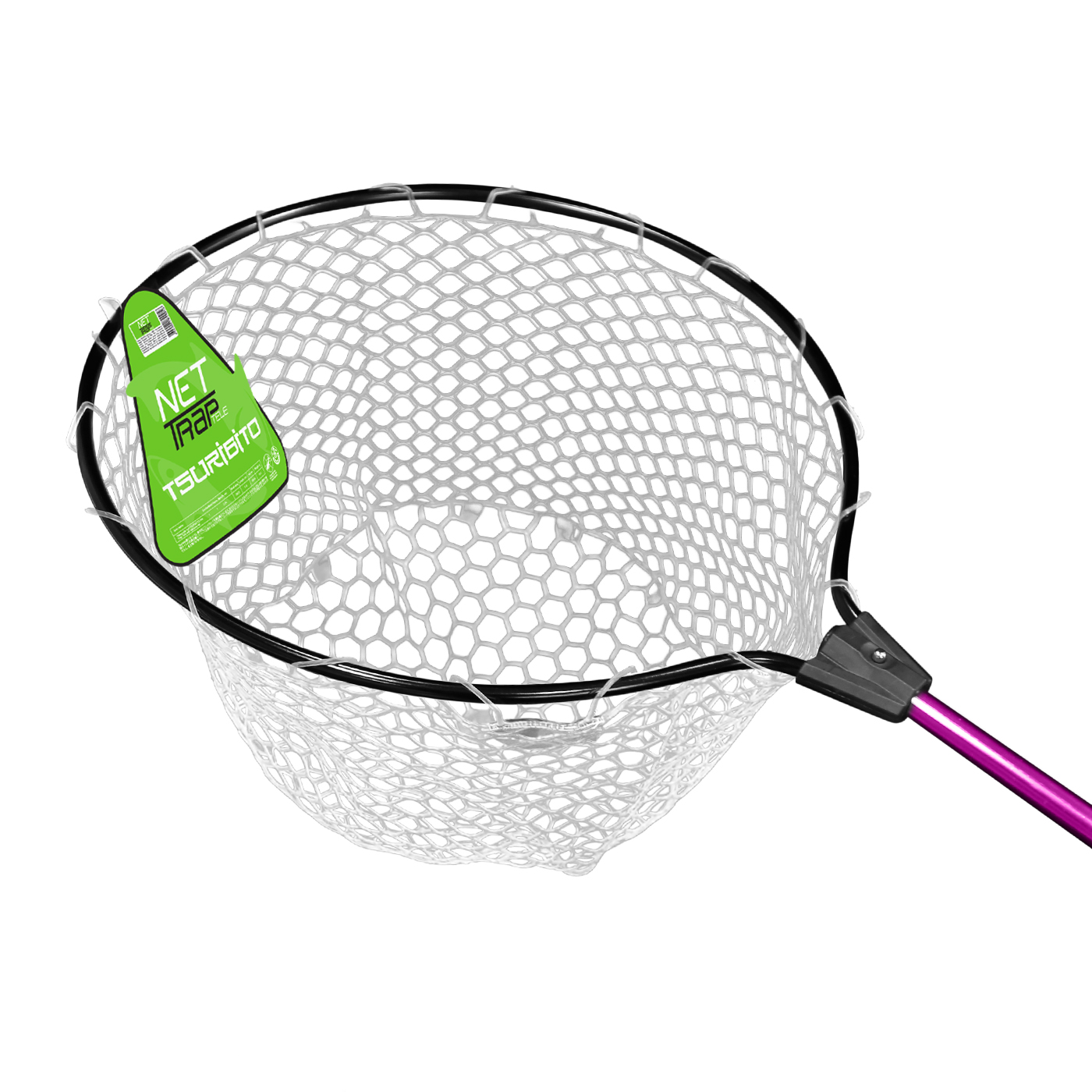 

Подсачек TSURIBITO NET TRAP Fold c прозрачной силиконовой сеткой, складной 102937