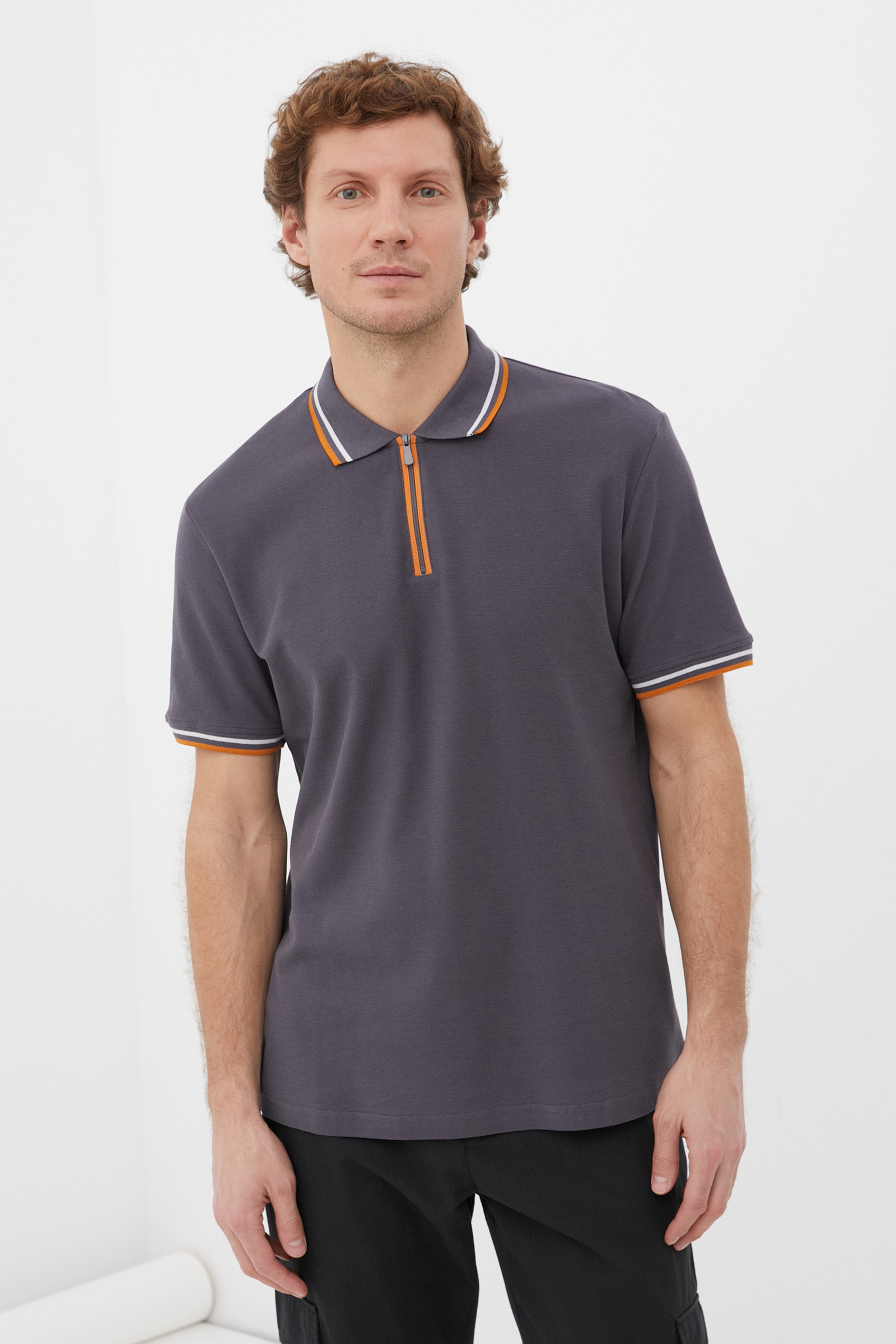 

Футболка мужская Finn Flare BAS-20019 серая S, Серый, BAS-20019