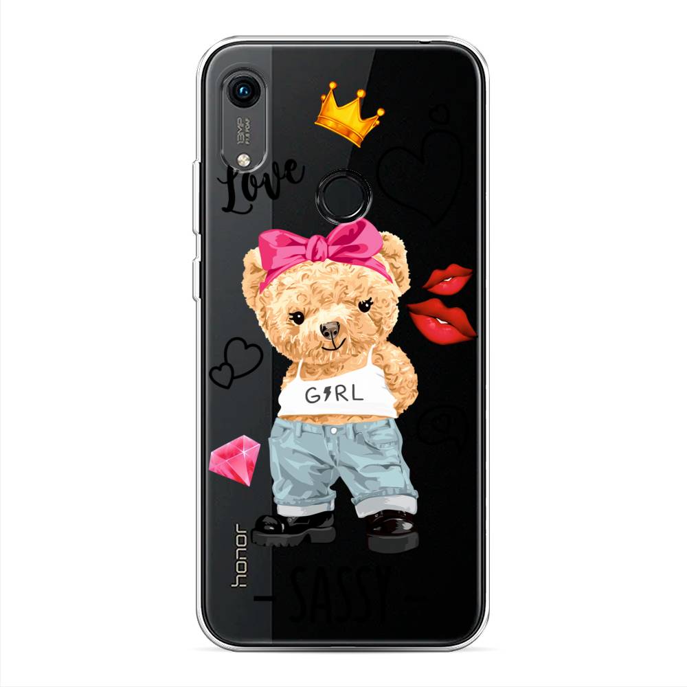 

Чехол на Huawei Y6 2019 "Sugar Mommy", Голубой;белый;розовый, 611550-6