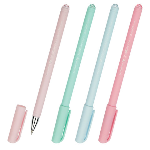 

Ручка шариковая BRUNO VISCONTI "SlimWrite", "Zefir", СИНЯЯ, корпус ассорти, узел 0,5 м