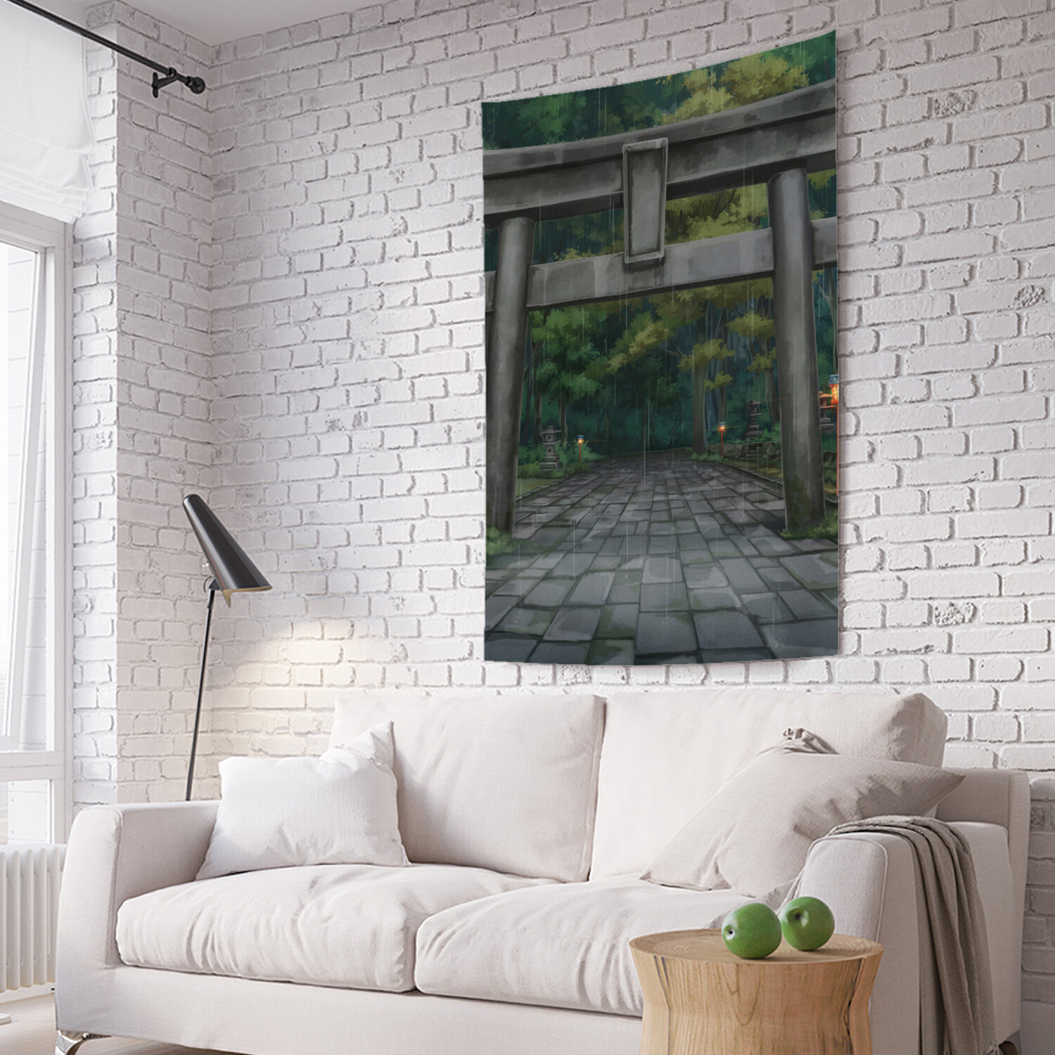 

Вертикальное фотопанно на стену JoyArty Тории в лесу из ткани 100х150 см, Тории в лесу