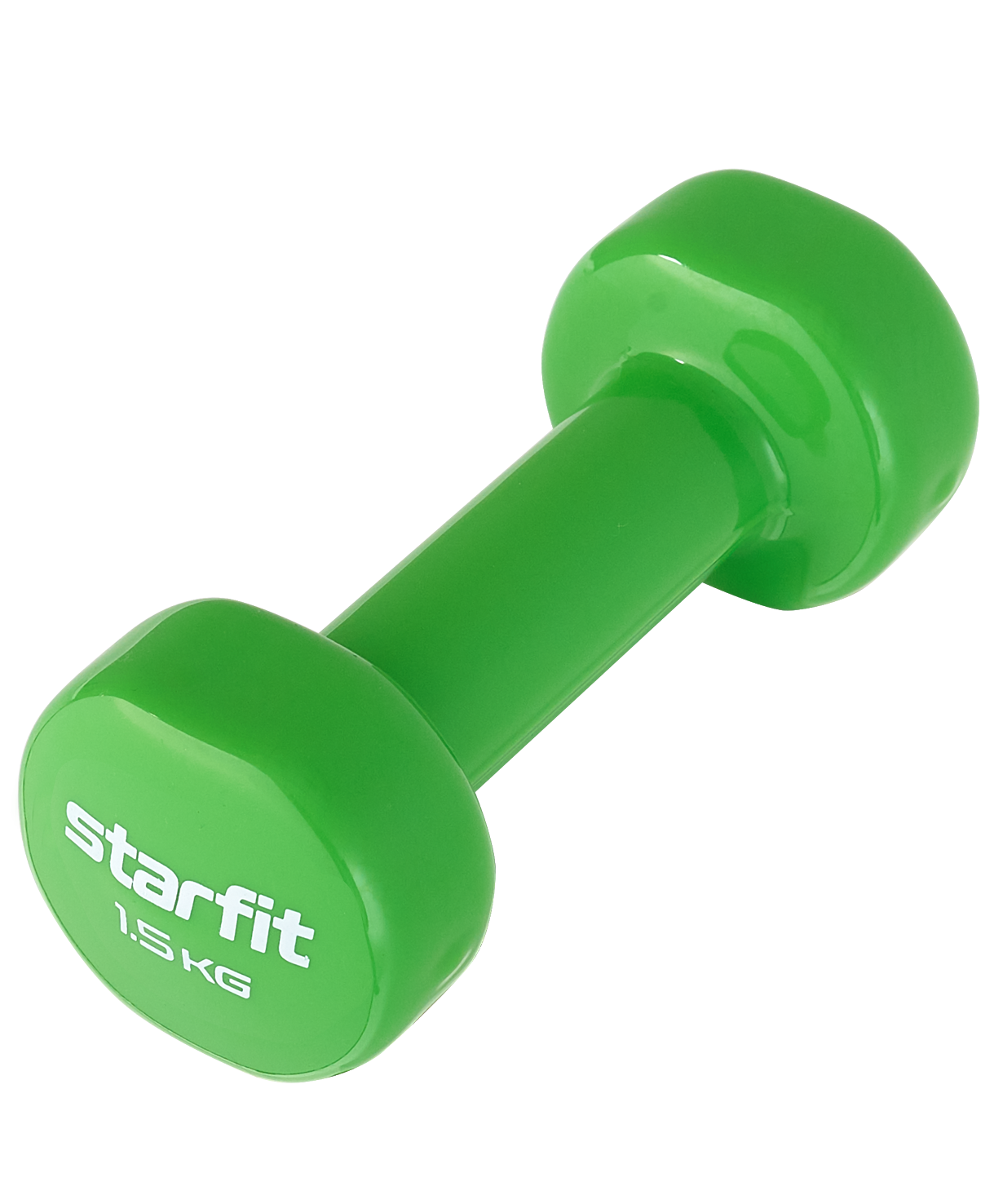 

Неразборная гантель виниловая StarFit DB-101 1 x 1,5 кг, зеленый, DB-101