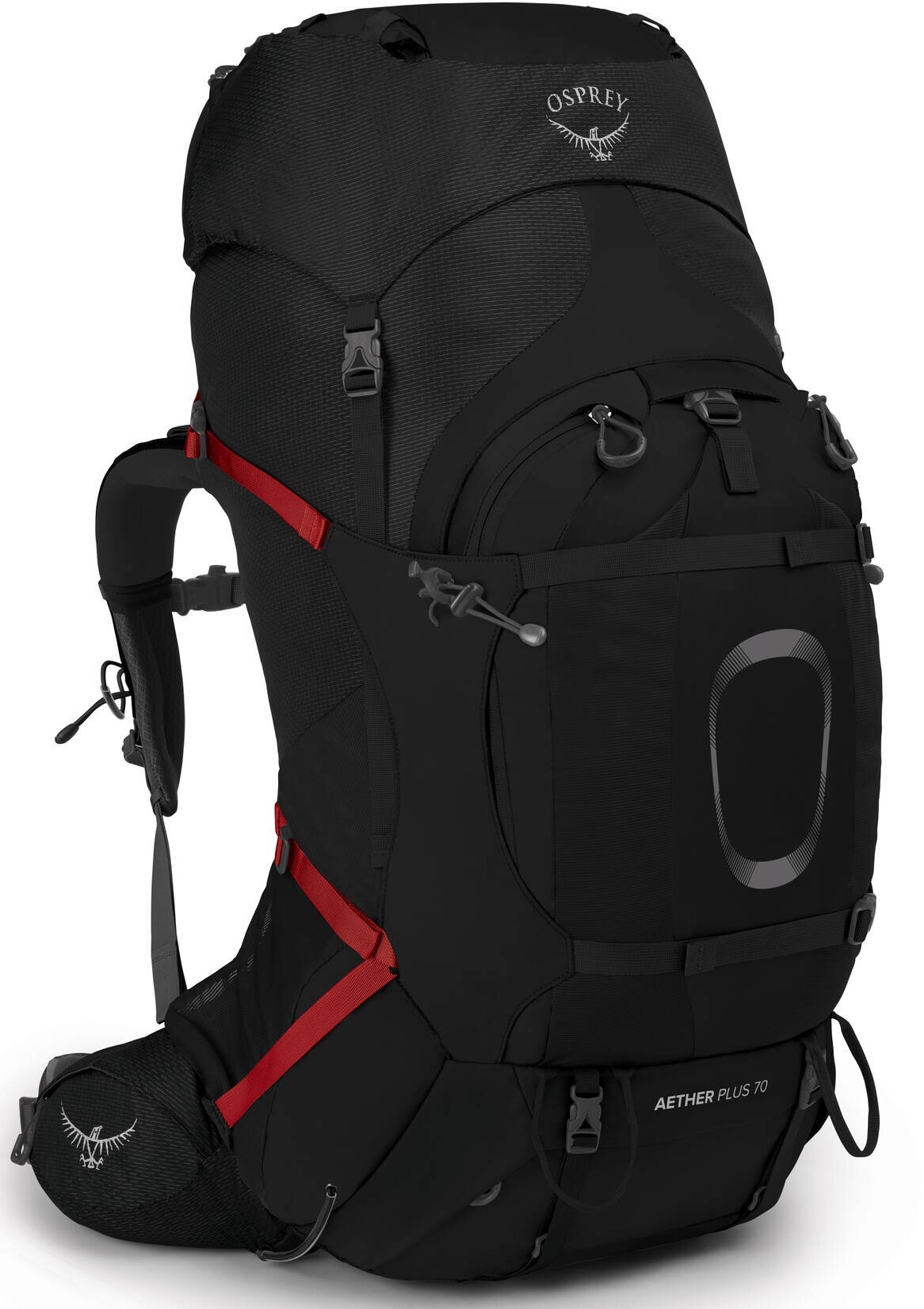 

Рюкзак туристический Osprey Aether Plus 70, Black Aether Plus 70 L-XL, Black