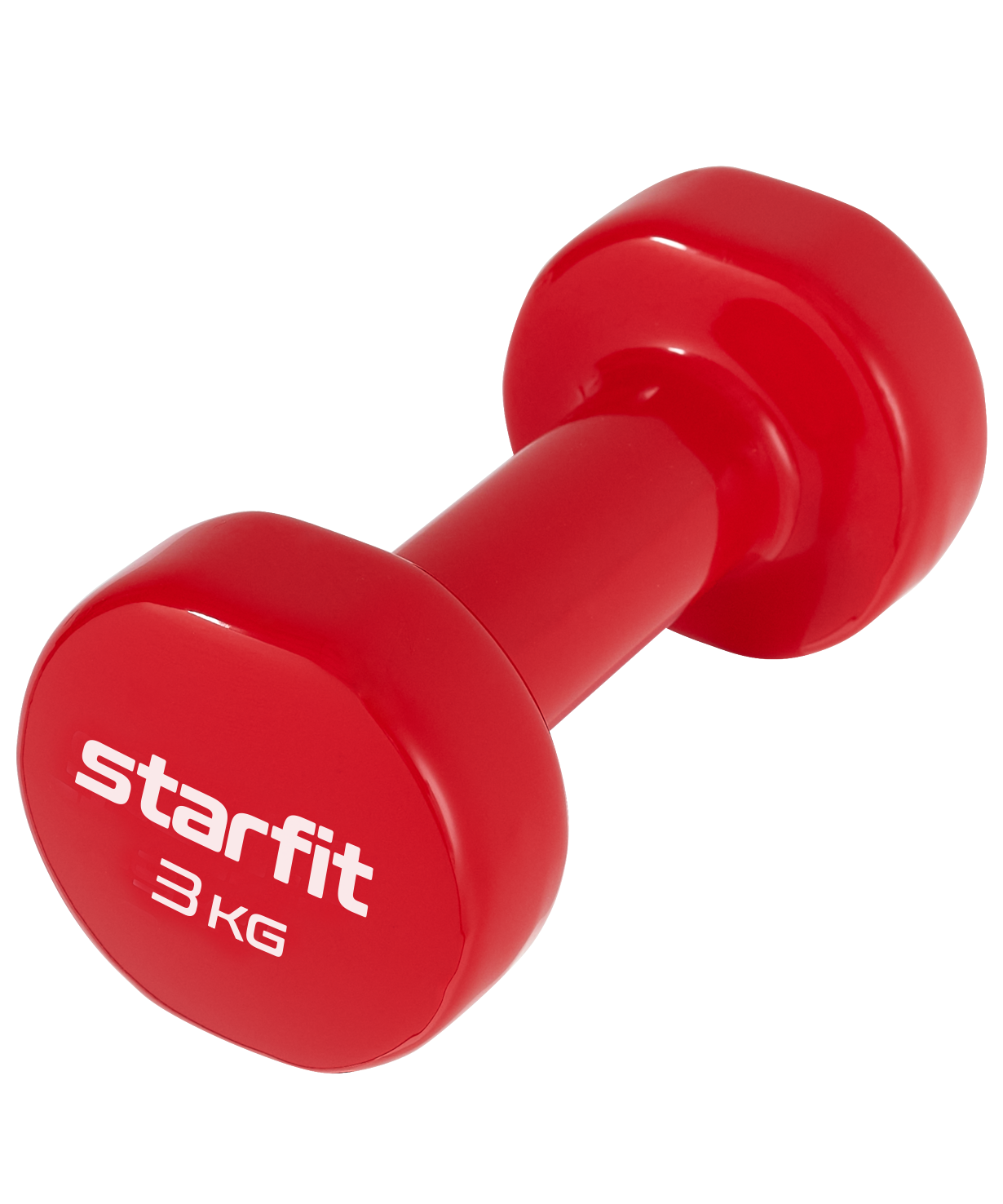 

Неразборная гантель виниловая StarFit DB-101 1 x 3 кг, красный, DB-101
