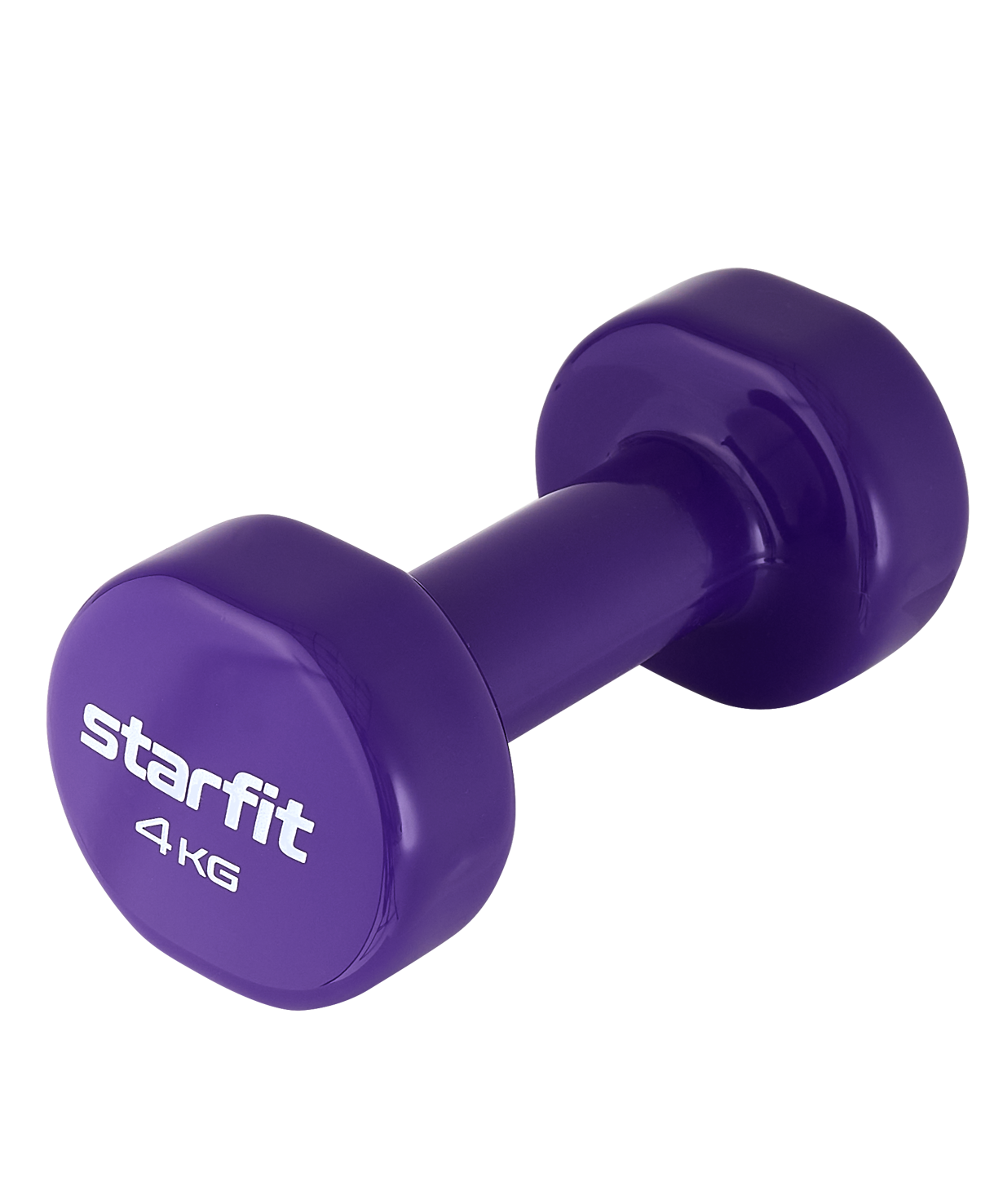 

Неразборная гантель виниловая StarFit DB-101 1 x 4 кг, фиолетовый, DB-101