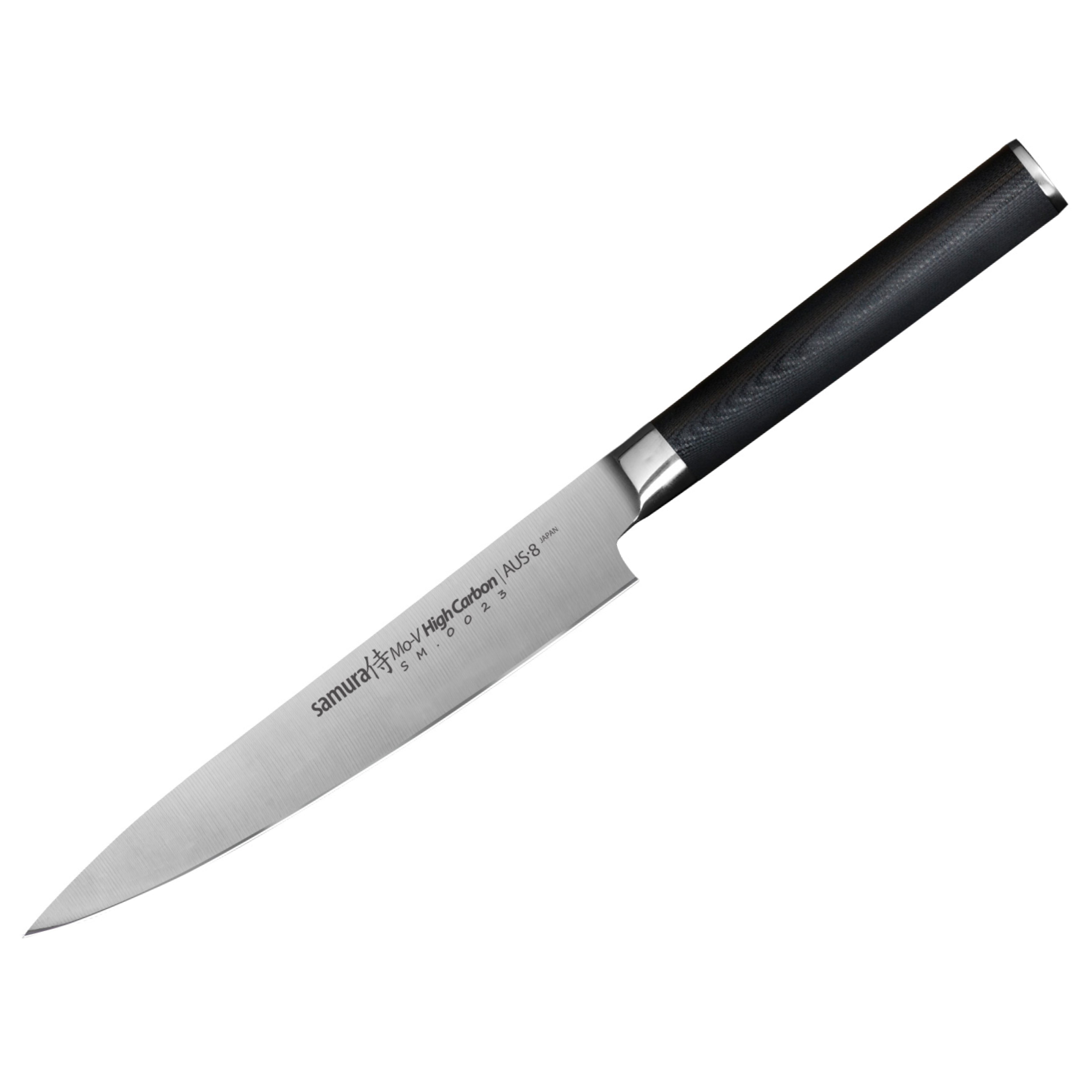 фото Нож кухонный поварской samura mo-v универсальный для нарезки профессиональный sm-0023/g-10
