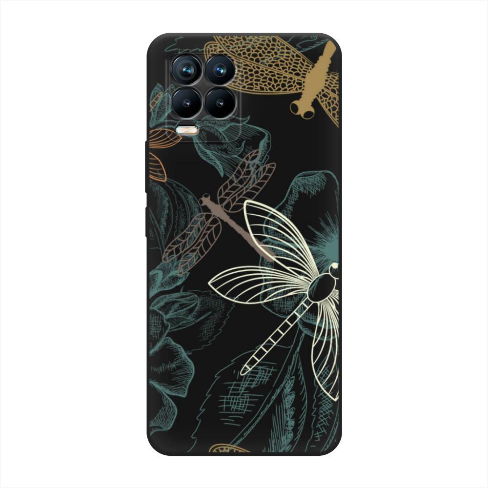 

Чехол Awog на Realme 8/8 Pro "Тени стрекоз", Разноцветный, 255452-1