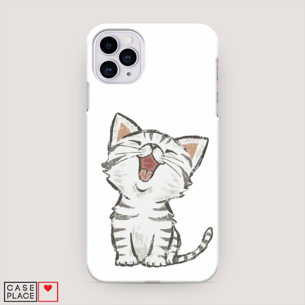 

Пластиковый чехол "Котенок рисованный" на Apple iPhone 11 Pro, 12320-1