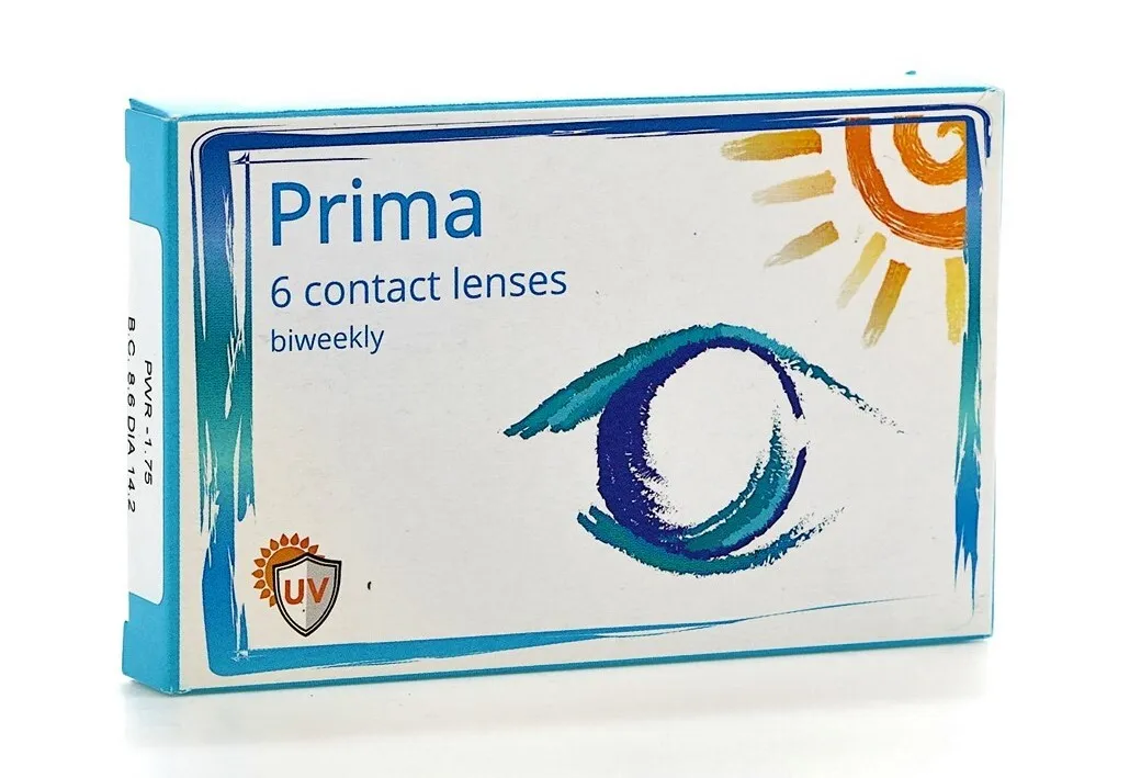

Контактные линзы OKVision Prima 6 линз R 8.6 -3.25, Prima 6 линз
