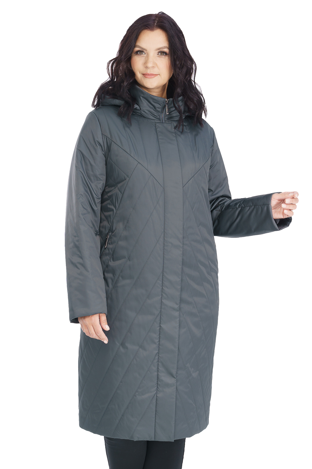 

Пальто женское OHARA SRCV-20710 зеленое 66 RU, SRCV-20710