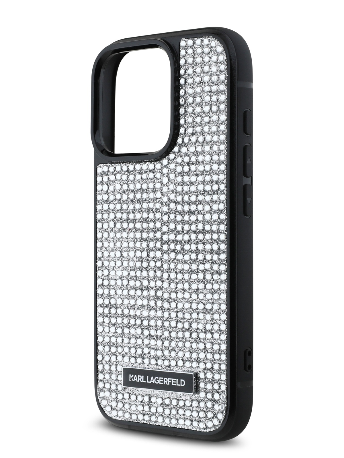 

Чехол Karl Lagerfeld для iPhone 16 Pro со стразами Diamond Rhinestone, серебристый