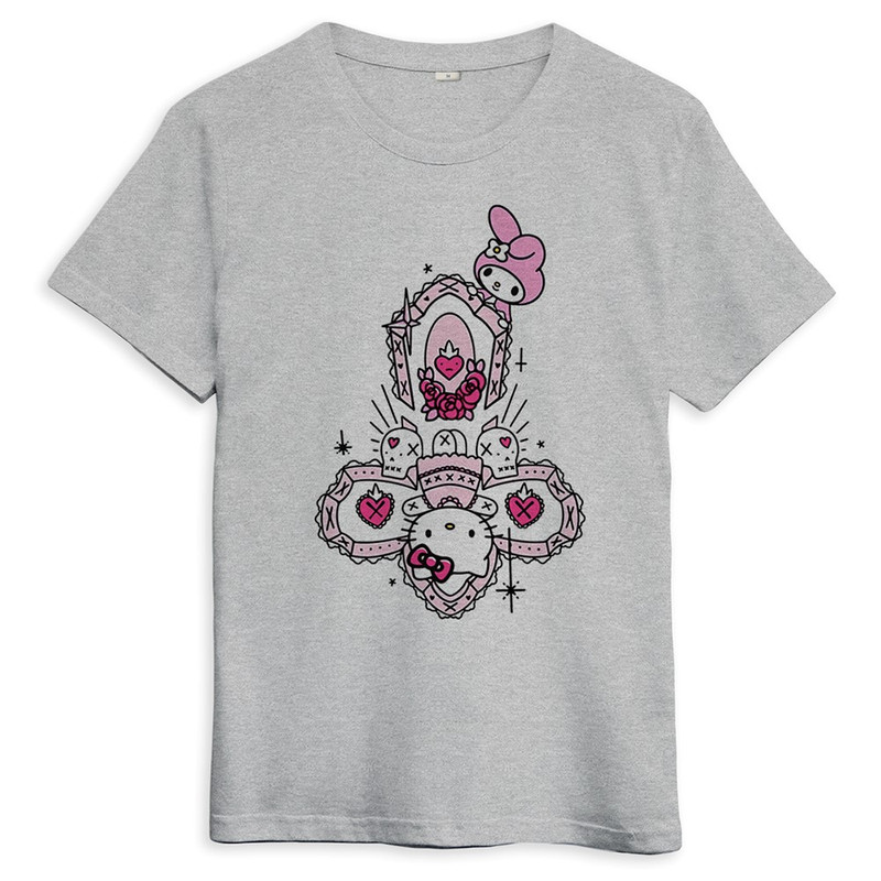 

Футболка мужская Dream Shirts Hello Kitty / Хеллоу / Хэллоу Китти / Аниме серая XL, Hello Kitty / Хеллоу / Хэллоу Китти / Аниме