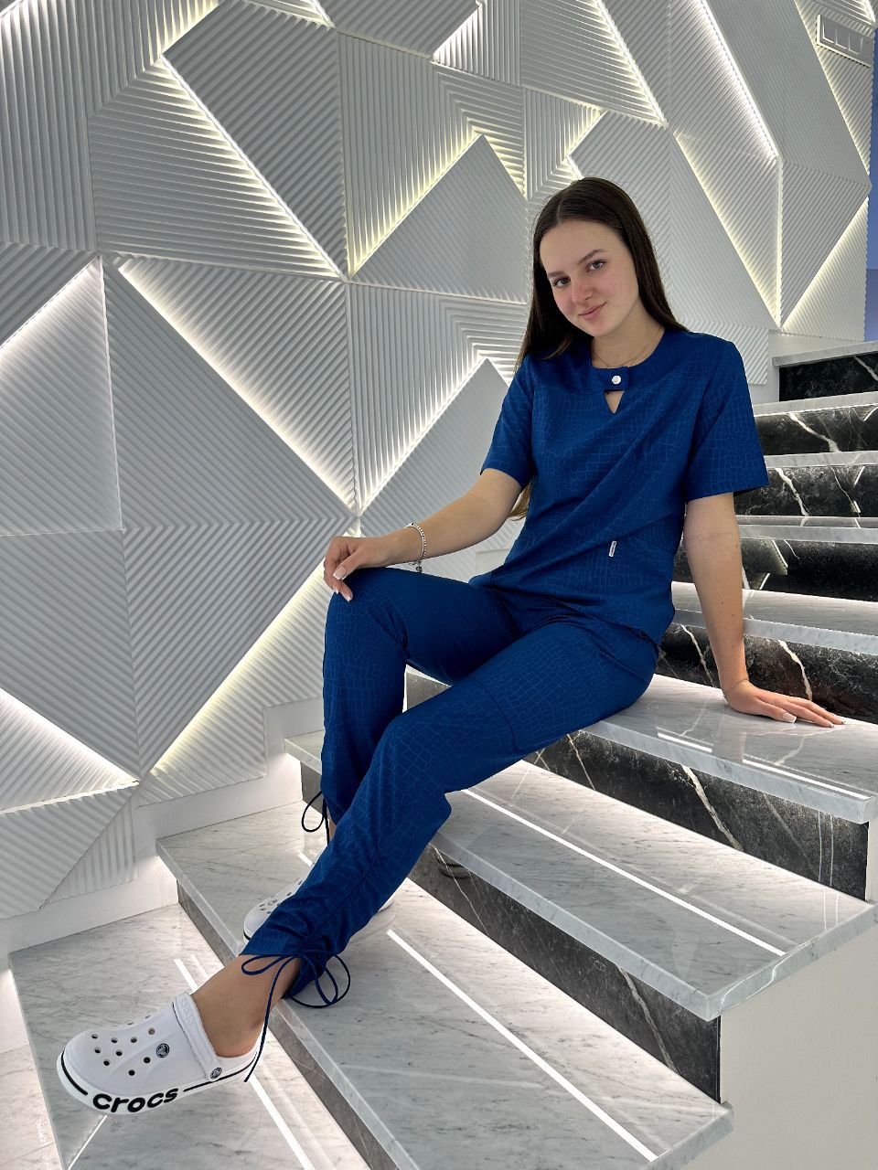 

Костюм медицинский женский Im a Doctor Милена синий, 44 RU, Милена