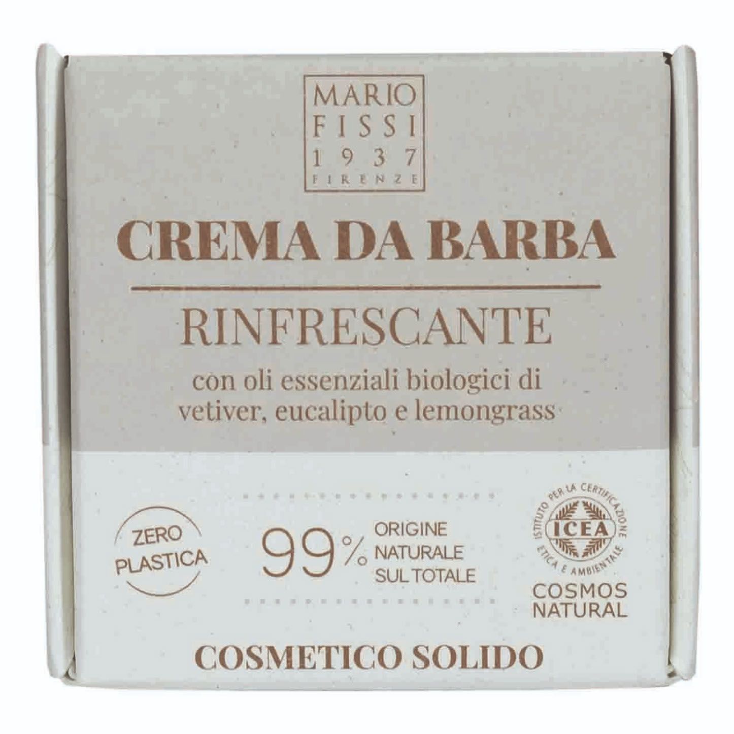 Крем-мыло твердое Mario Fissi 1937 Solid cosmetics Rinfrescante для бритья 50 г