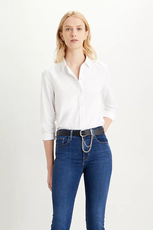 

Рубашка женская Levi's 1400000734/6 белая 46, 1400000734/6