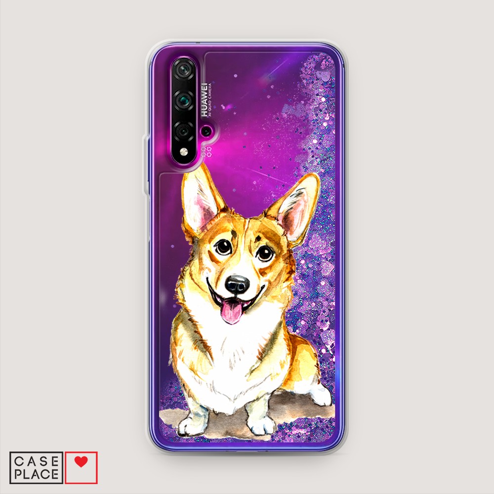 

Чехол Awog на Honor 20/Huawei Nova 5T "Малыш корги", Разноцветный, 610592-1