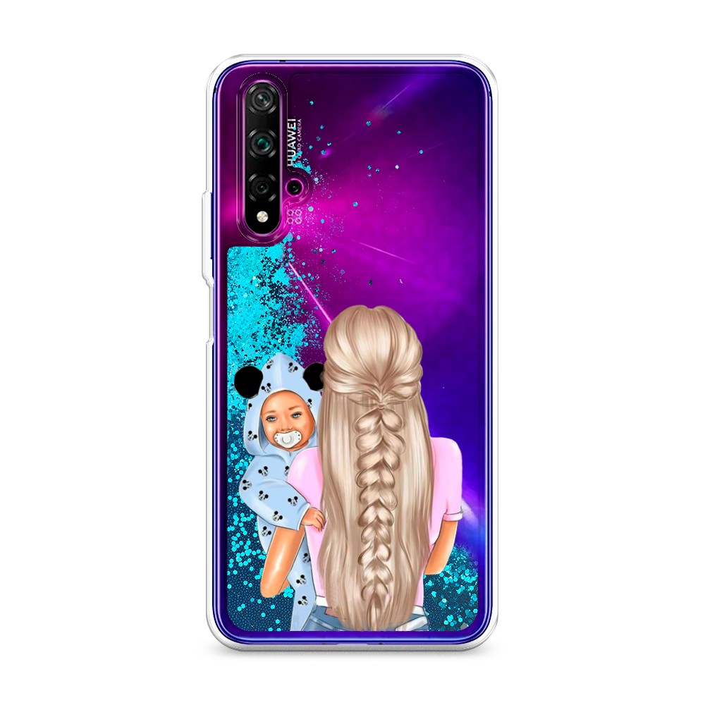 

Чехол Awog на Honor 20/Huawei Nova 5T "Молодая мама", Разноцветный, 610593-1