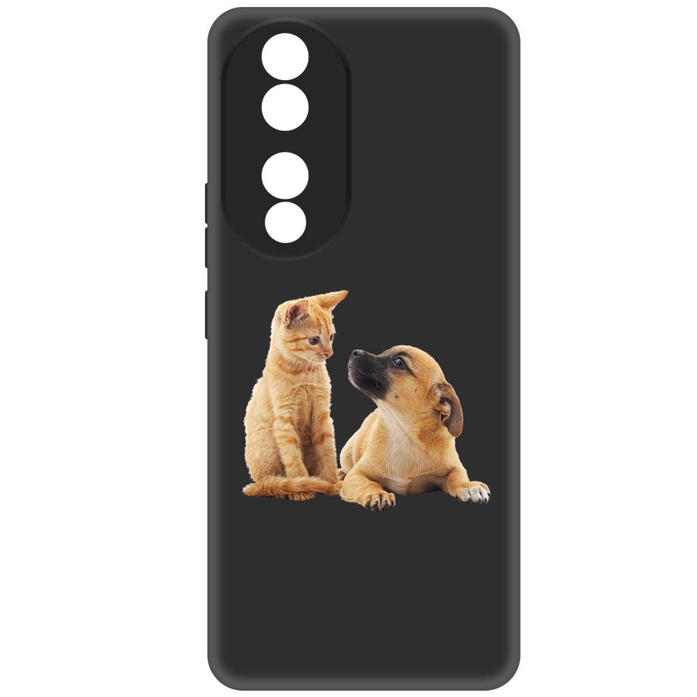 

Чехол-накладка Krutoff Soft Case Лучшие друзья для Honor 90 черный