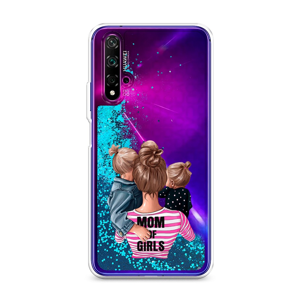 

Чехол Awog на Honor 20/Huawei Nova 5T "Mom of Girls", Разноцветный, 610593-1