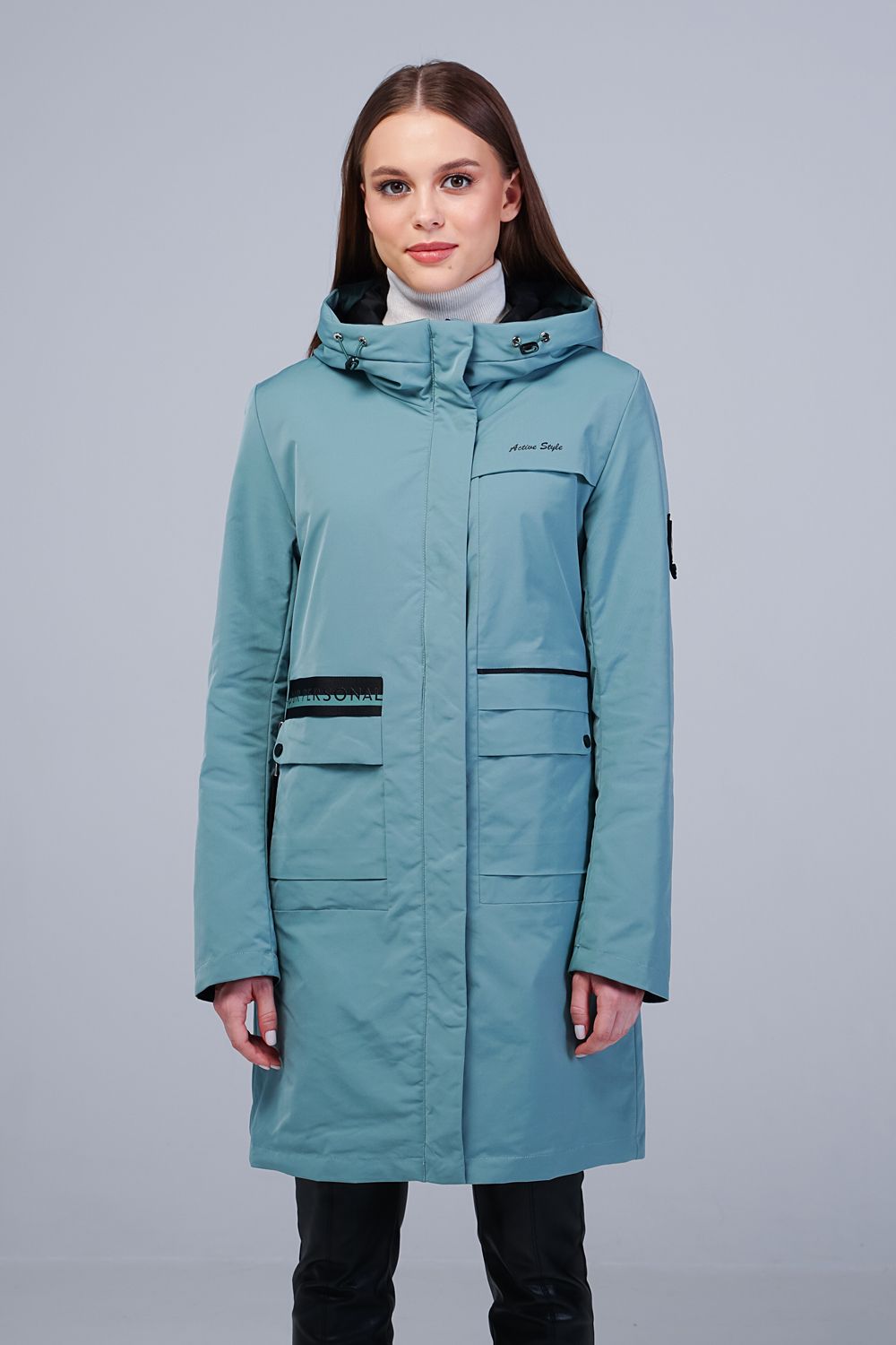 

Куртка женская OHARA KC-21515 зеленая 44 RU, KC-21515