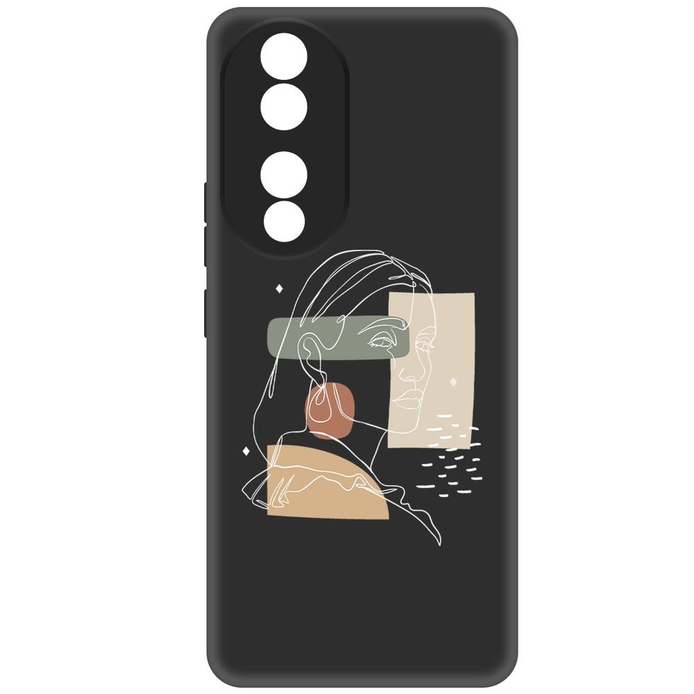 

Чехол-накладка Krutoff Soft Case Уверенность для Honor 90 черный
