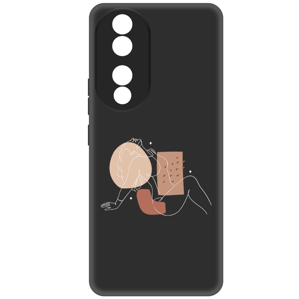 

Чехол-накладка Krutoff Soft Case Чувственность для Honor 90 черный