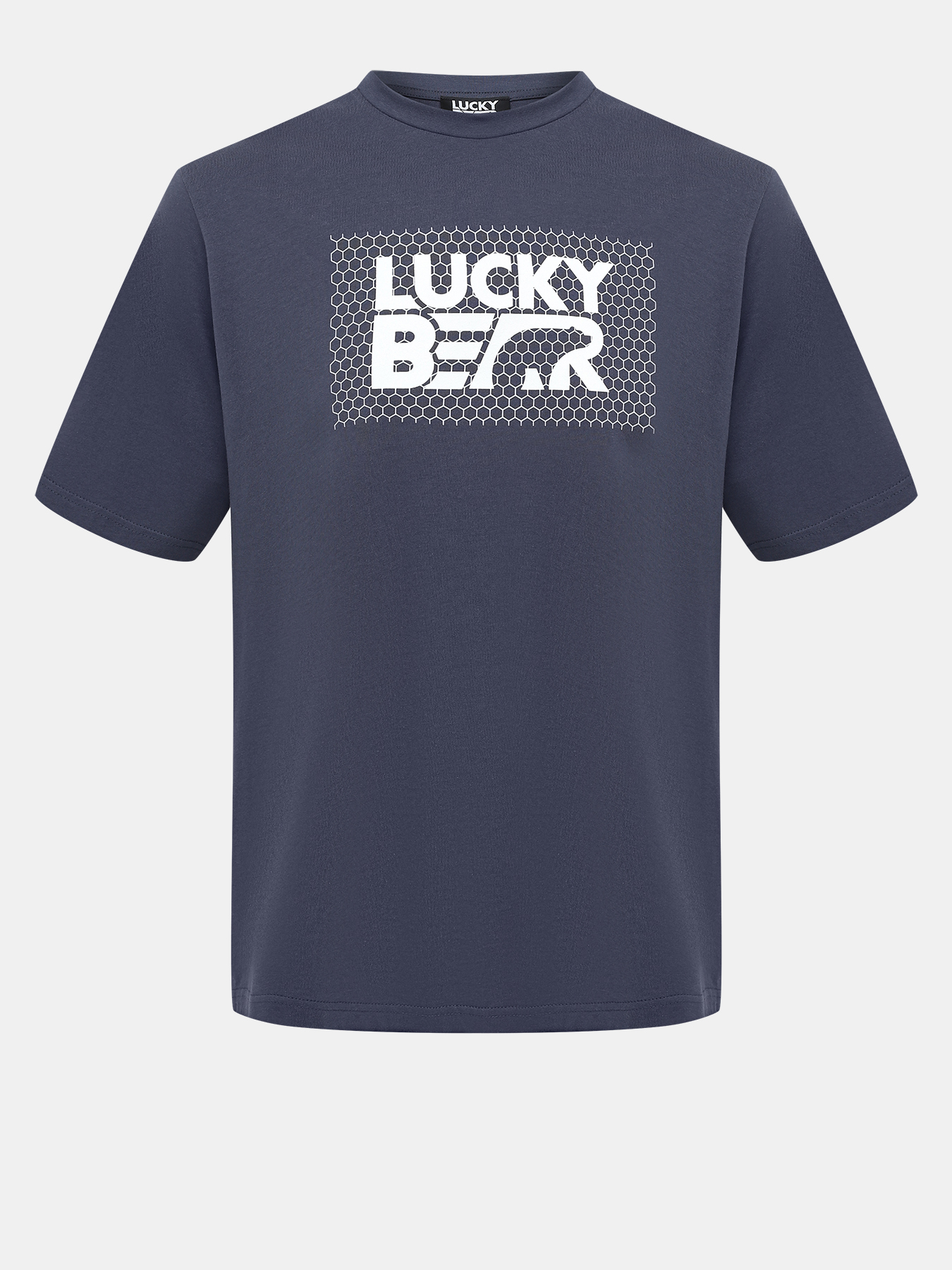 Футболка мужская Lucky Bear 000001544 синяя 50 RU