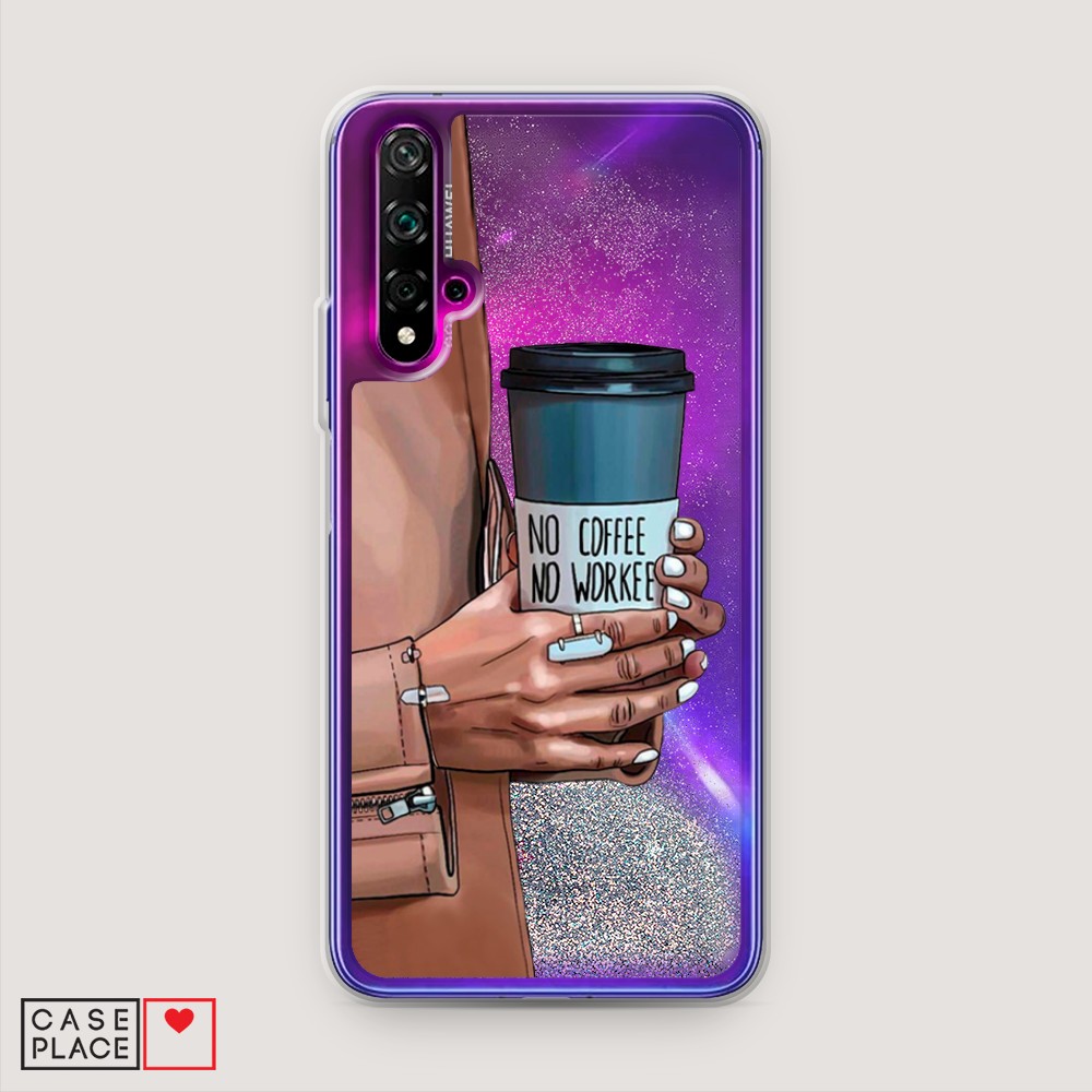 

Чехол Awog на Honor 20/Huawei Nova 5T "No coffee", Разноцветный, 610591-1