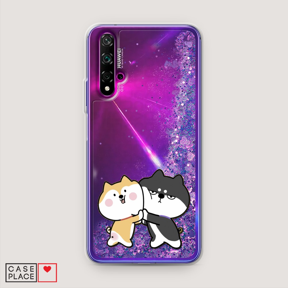

Чехол Awog на Honor 20/Huawei Nova 5T "Обнимашки акита", Разноцветный, 610592-1