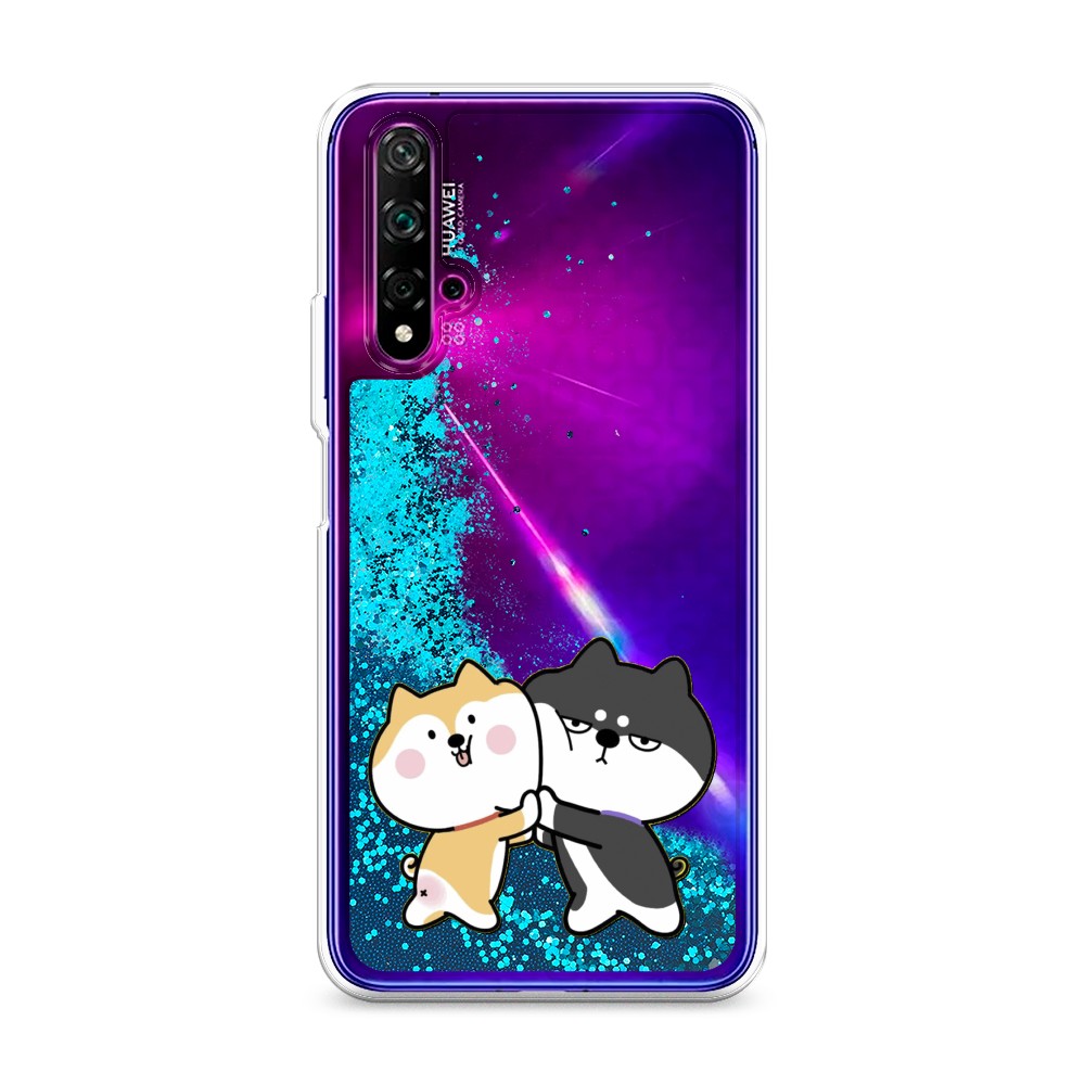

Чехол Awog на Honor 20/Huawei Nova 5T "Обнимашки акита", Разноцветный, 610593-1