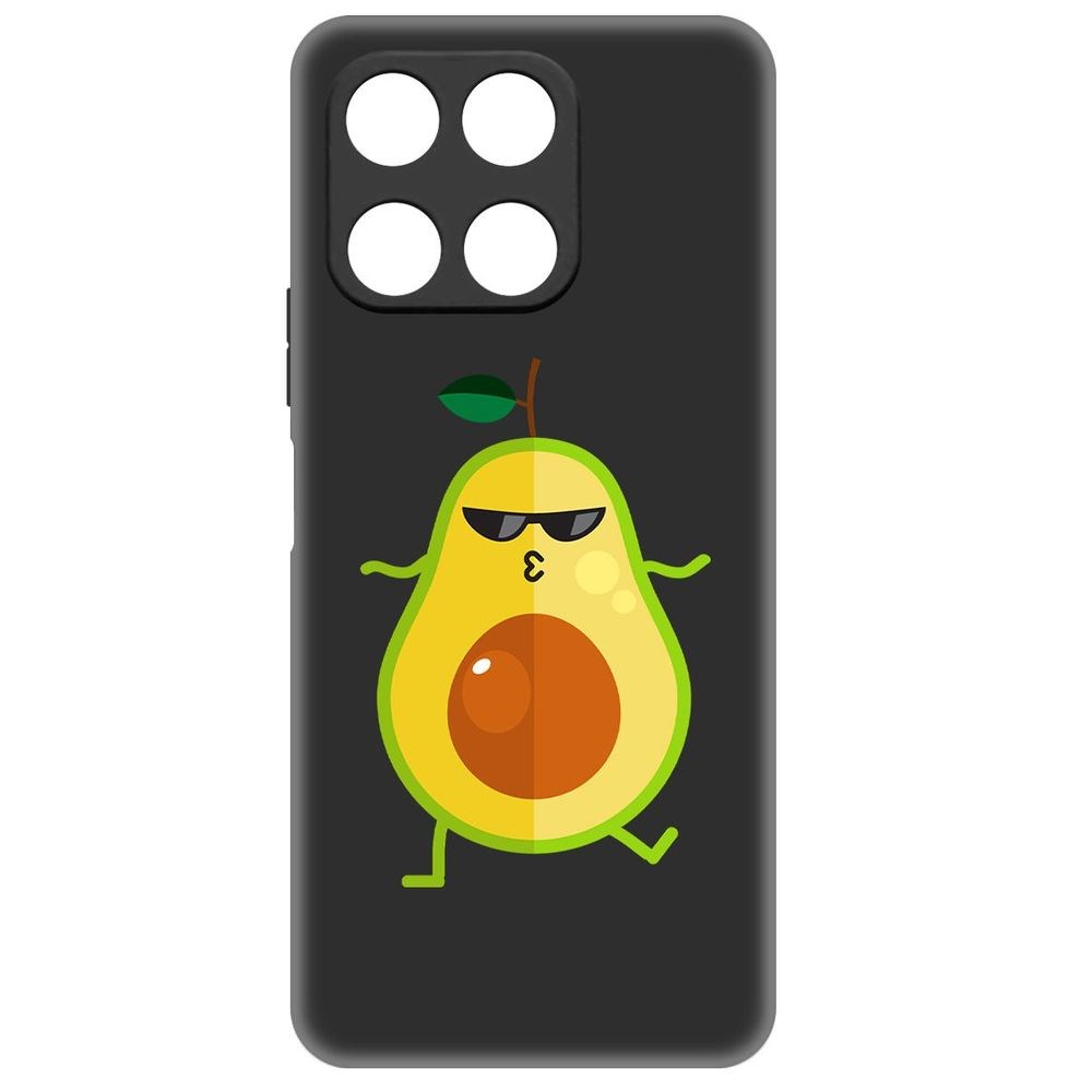 

Чехол-накладка Krutoff Soft Case Авокадо Стильный для Honor X6a черный