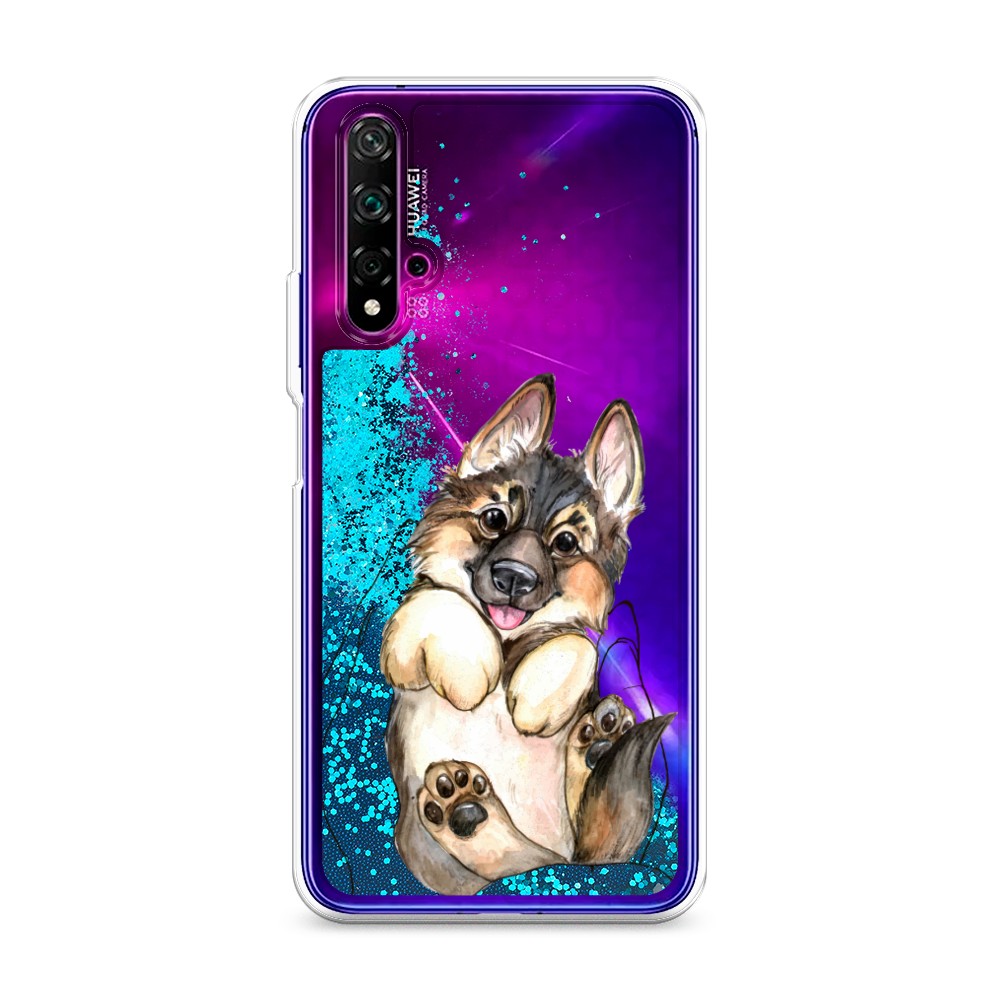 

Чехол Awog на Honor 20/Huawei Nova 5T "Овчарка в ладошках", Разноцветный, 610593-1