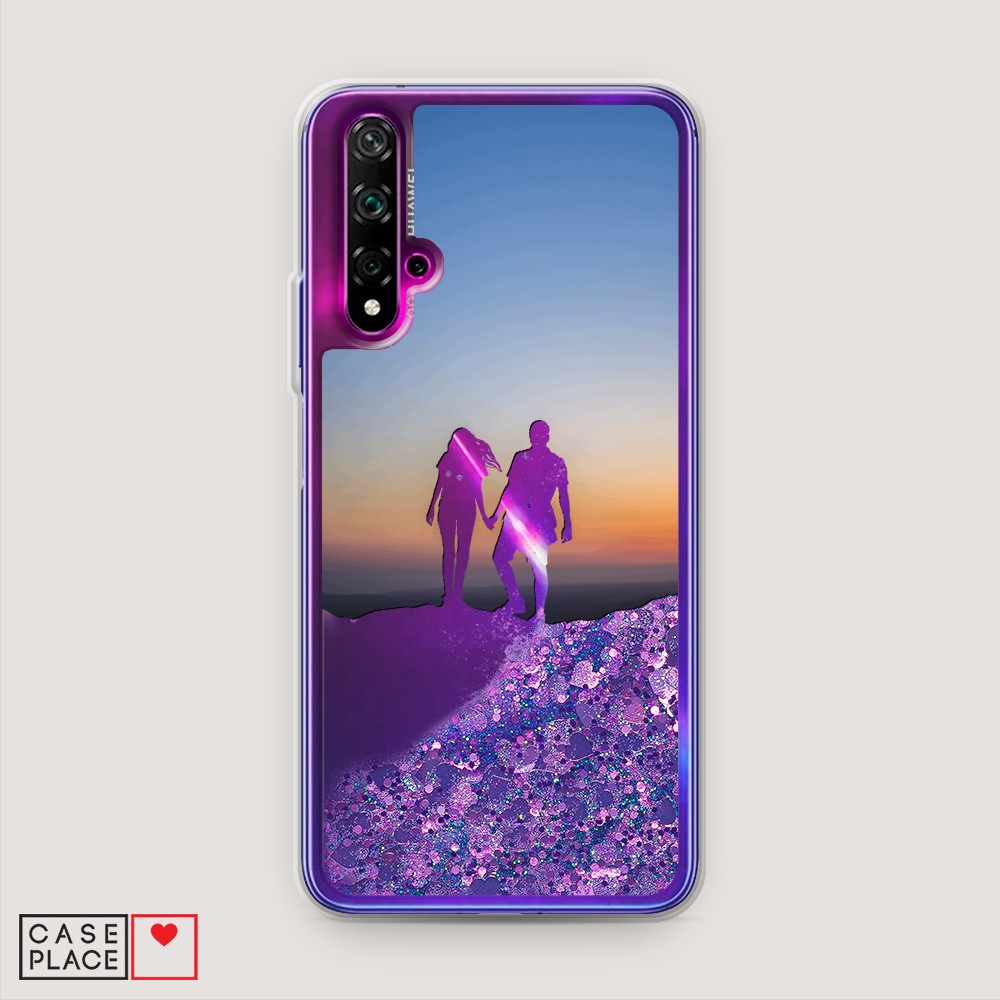 

Чехол Awog на Honor 20/Huawei Nova 5T "Пара на краю света", Разноцветный, 610592-1