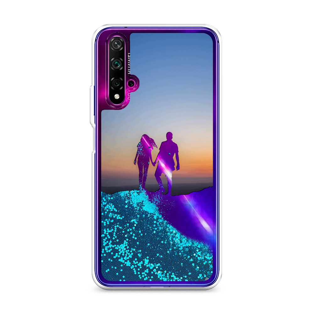 

Чехол Awog на Honor 20/Huawei Nova 5T "Пара на краю света", Разноцветный, 610593-1