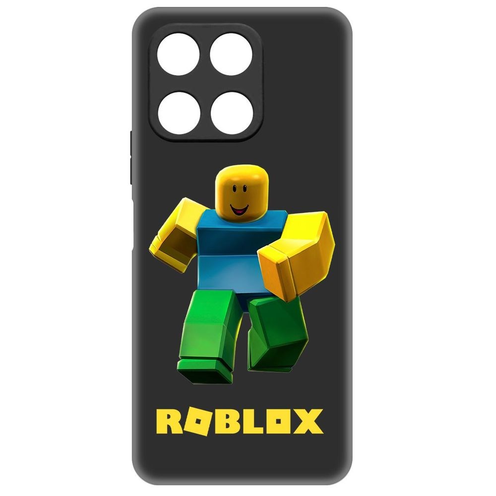 

Чехол-накладка Krutoff Soft Case Roblox-Классический Нуб для Honor X6a черный